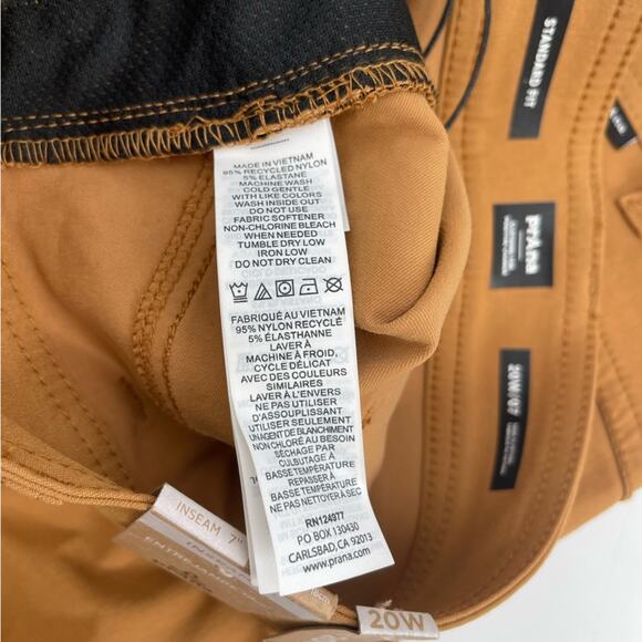 PRANA Shorts Women’s 20W Halle II Earthbound Brown Standard Fit 7” Inseam NWT - Picture 13 of 16